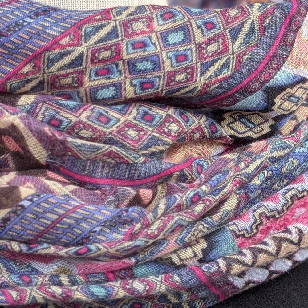 Vibrant Soft Infinity Scarf - Picture 3 of 6